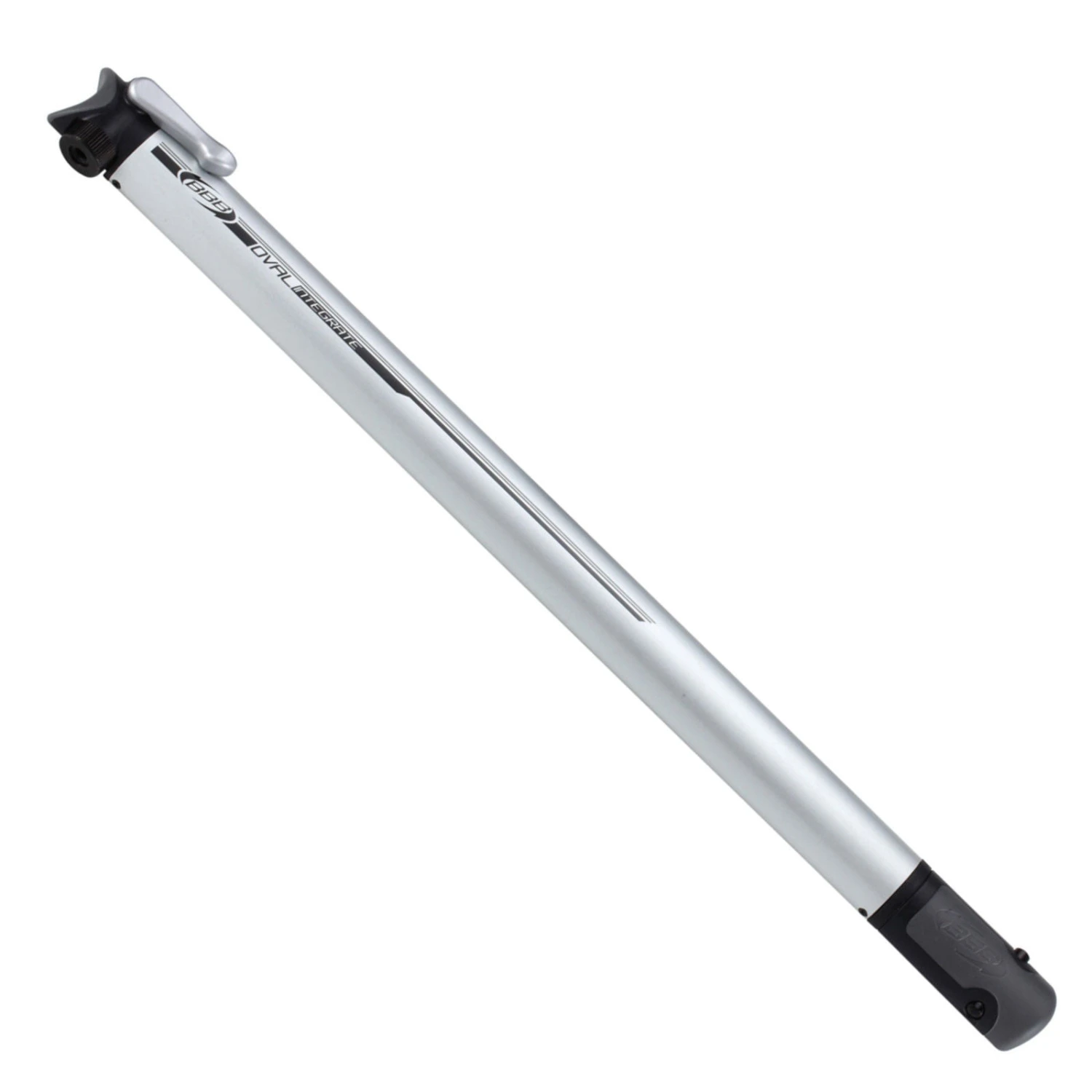 BBB Oval Integrate Mini Pump BMP-51L Silver 1 BBB Oval Integrate Mini Pump BMP-51L Silver