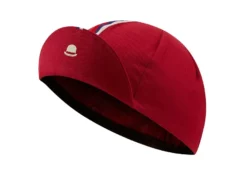 Chapeau! Cotton Cap Striped Grosgrain - Devon Red