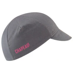 Chapeau! Cotton Cap Striped Grosgrain - Flint Grey -Bicycle Equipment Store chapeau cotton cap striped grosgrain flint grey 757516