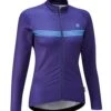 Chapeau! Ladies Madeleine Thermal Jersey Polka Stripe - Indigo