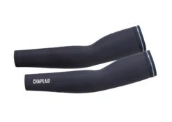 Chapeau! Men's Arm Warmers Wordmark - Deep Ocean