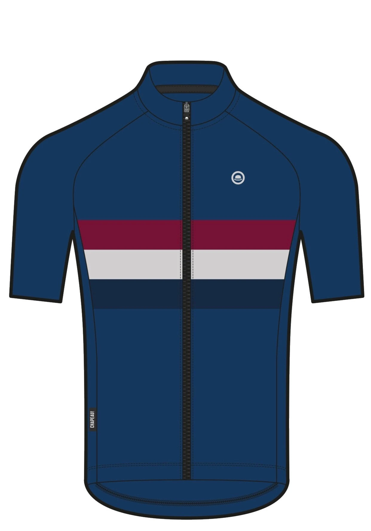 Chapeau! Mens Club Jersey Stripe - Cobalt 1 Chapeau! Mens Club Jersey Stripe - Cobalt