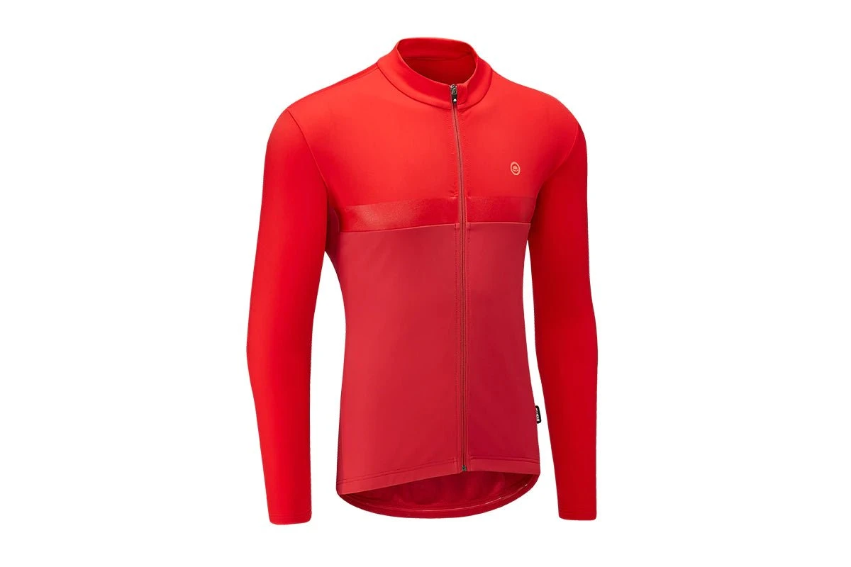 Chapeau! Mens Club LS Thermal Jersey - Devon Red 2 Chapeau! Mens Club LS Thermal Jersey - Devon Red - Image 2
