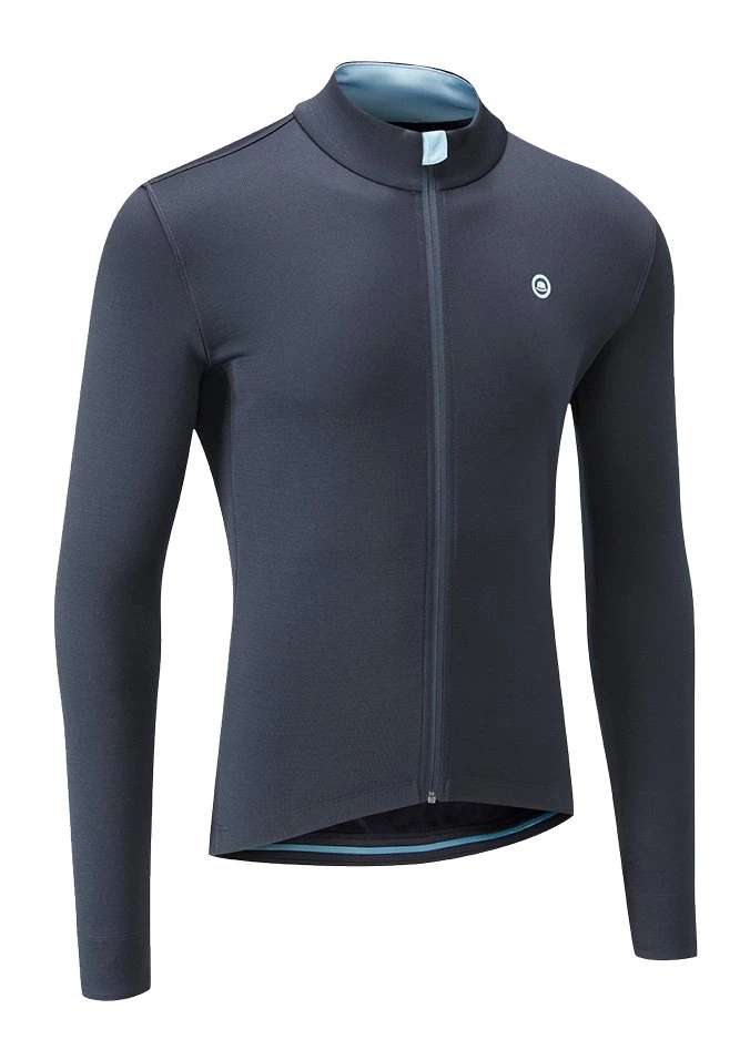 Chapeau! Mens Etape Long Sleeve Merino Jersey - Deep Ocean 2 Chapeau! Mens Etape Long Sleeve Merino Jersey - Deep Ocean - Image 2