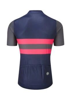 Chapeau! Mens Tempo Jersey Block Stripe - Deep Ocean / Hot Pink 7 Chapeau! Mens Tempo Jersey Block Stripe - Deep Ocean / Hot Pink -Bicycle Equipment Store chapeau mens tempo jersey block stripe deep ocean hot pink 140623