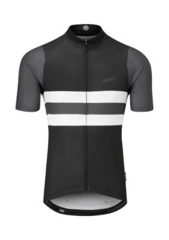 Chapeau! Tempo Jersey Block Stripe - Black / Carbon Grey