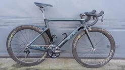 Ex Demo Vertex Fluo Aero Road Frameset Matt Petrol Blue/Celeste 700c Size Medium/54cm