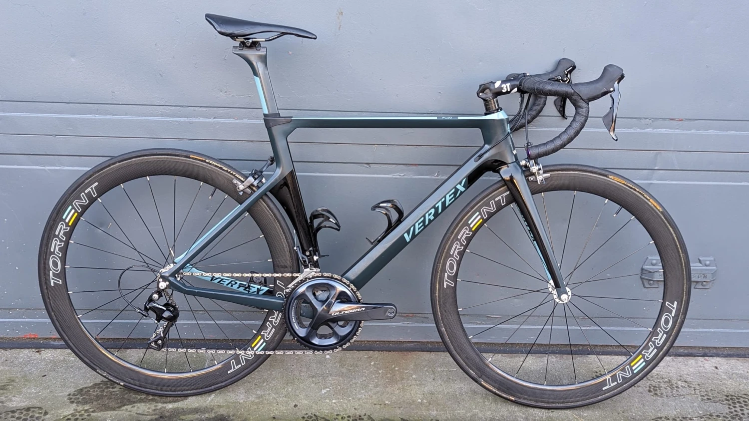 Ex Demo Vertex Fluo Aero Road Frameset Matt Petrol Blue/Celeste 700c Size Medium/54cm 1 Ex Demo Vertex Fluo Aero Road Frameset Matt Petrol Blue/Celeste 700c Size Medium/54cm