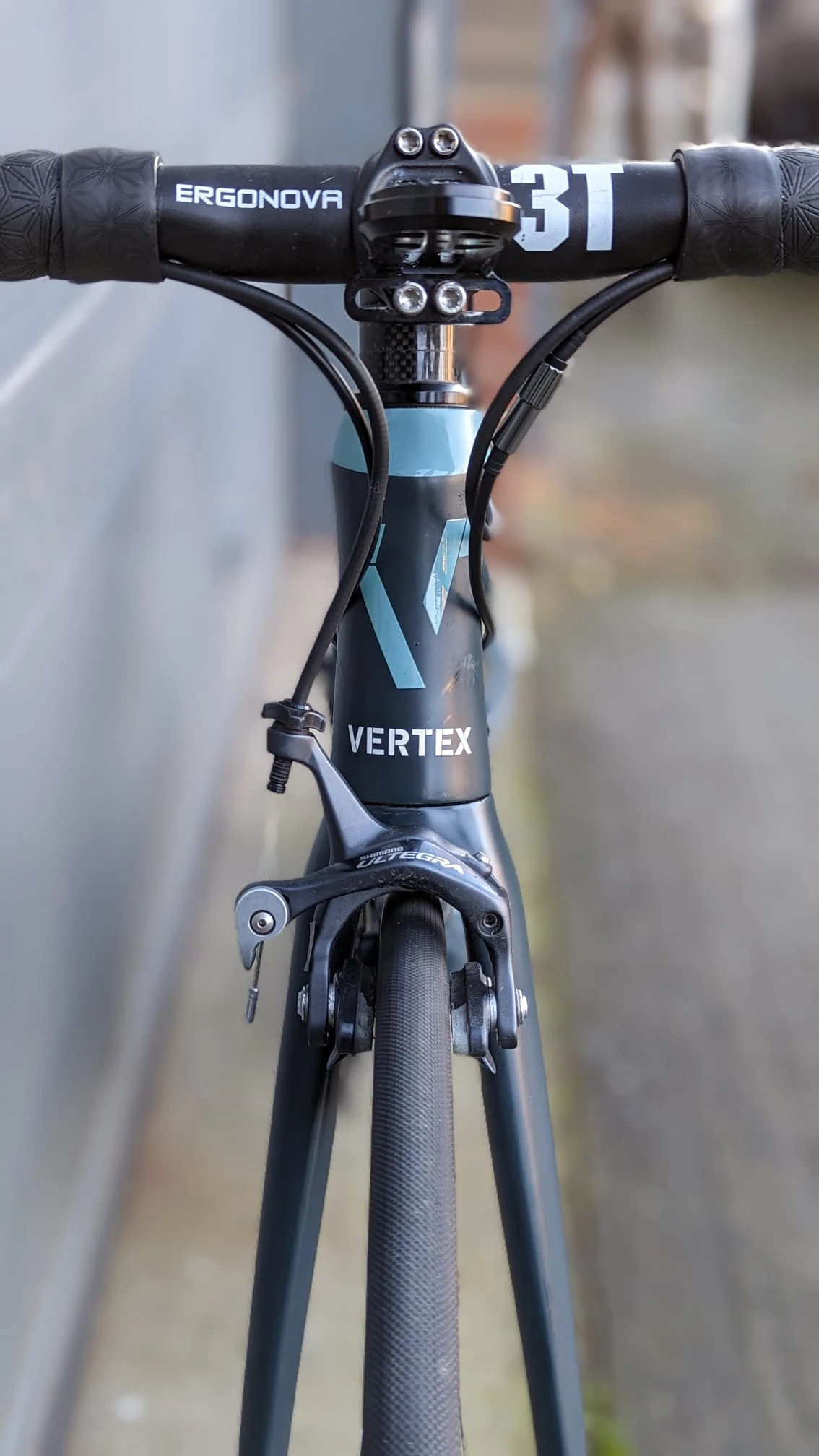 Ex Demo Vertex Fluo Aero Road Frameset Matt Petrol Blue/Celeste 700c Size Medium/54cm 2 Ex Demo Vertex Fluo Aero Road Frameset Matt Petrol Blue/Celeste 700c Size Medium/54cm - Image 2