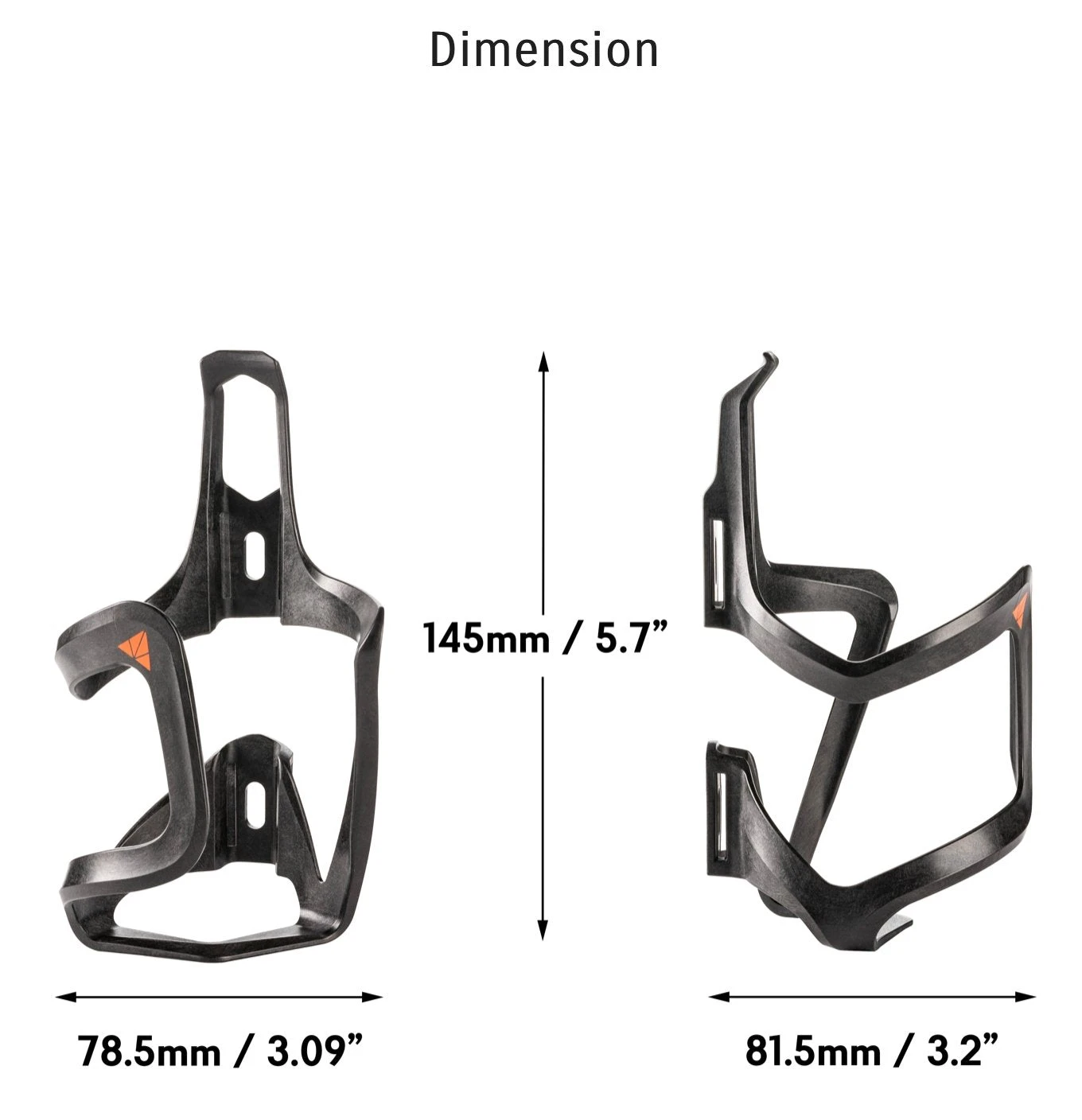 Granite AUX Carbon Bottle Cage 2 Granite AUX Carbon Bottle Cage - Image 2