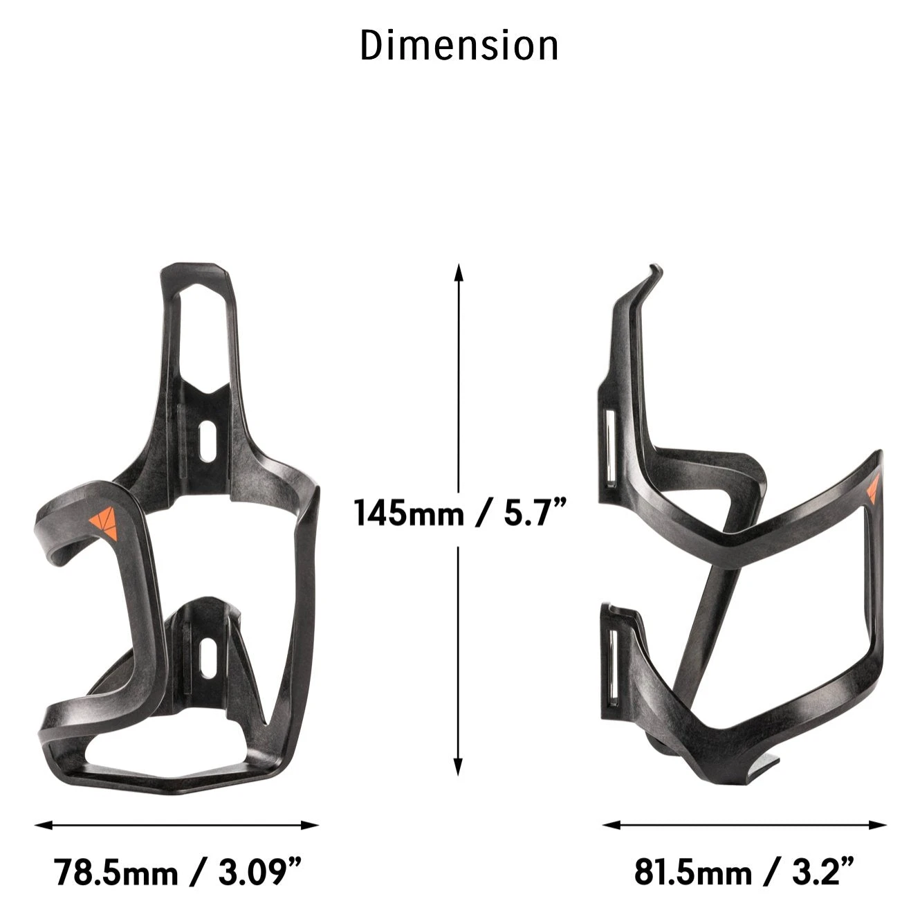 Granite AUX Carbon Bottle Cage With Strap Kit 2 Granite AUX Carbon Bottle Cage With Strap Kit - Image 2