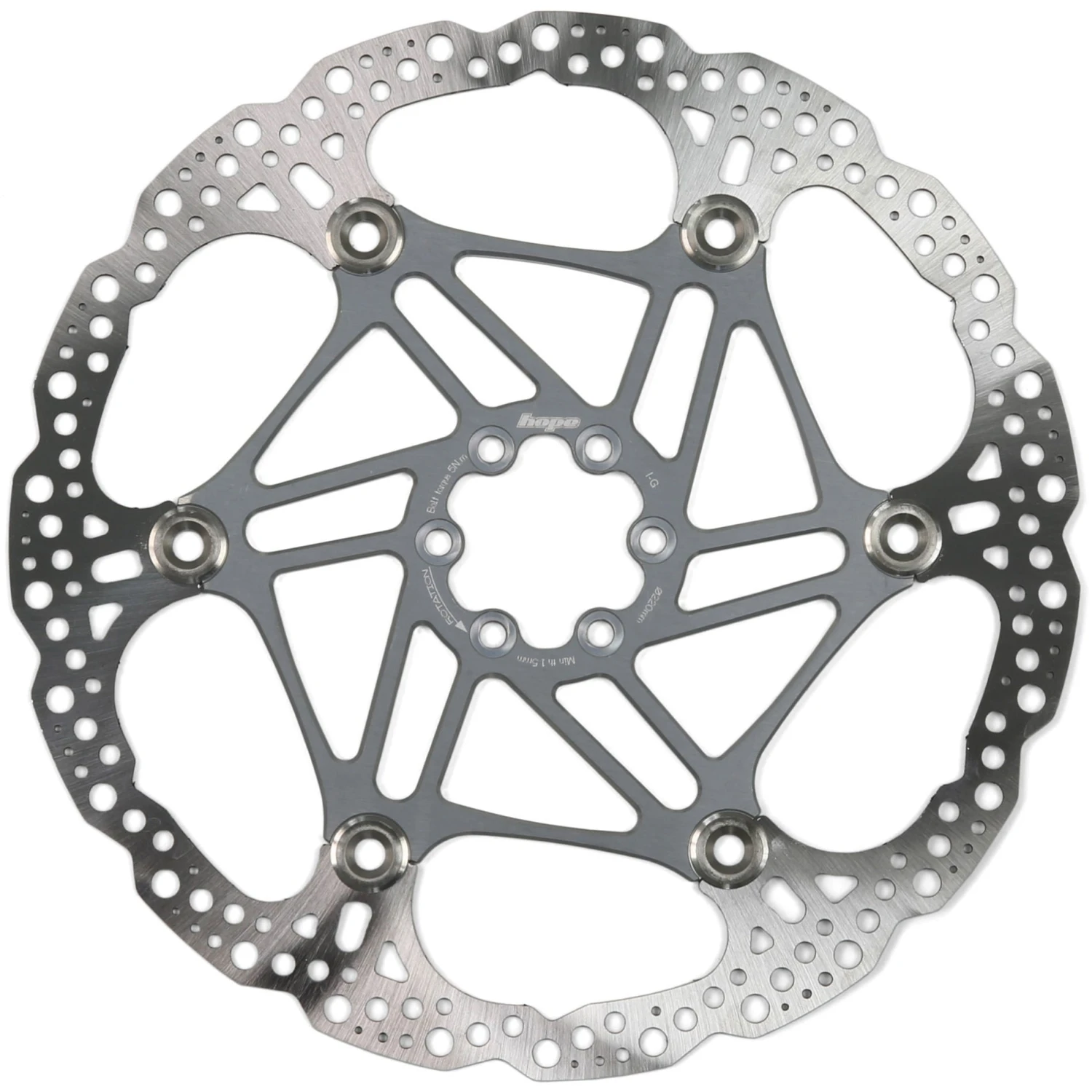 HOPE Floating Disc Brake Rotor - 220mm 2 HOPE Floating Disc Brake Rotor - 220mm - Image 2
