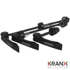 KranX Alloy 3-Piece QR Skewer Set - Black