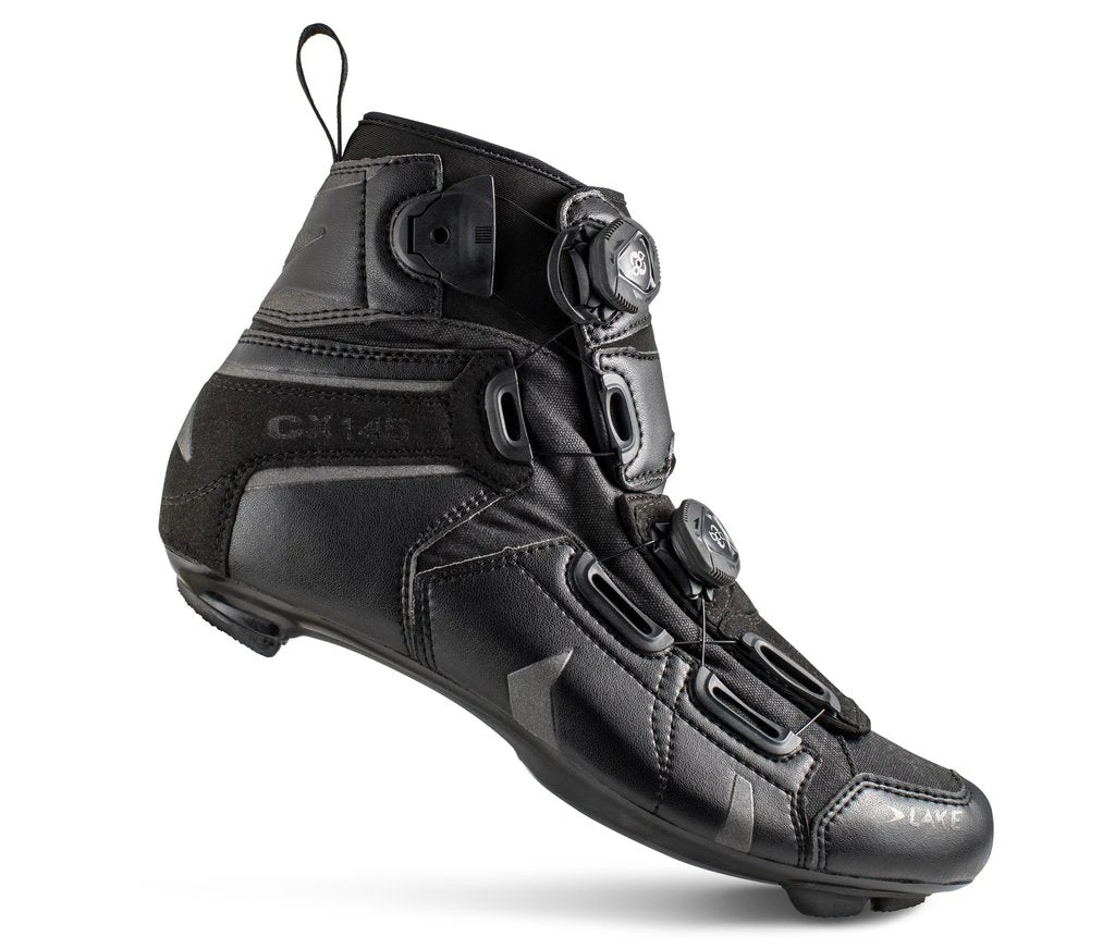 LAKE CX145 X WIDE FIT WINTER ROAD CYCLING SHOE - BLACK 1 LAKE CX145 X WIDE FIT WINTER ROAD CYCLING SHOE - BLACK