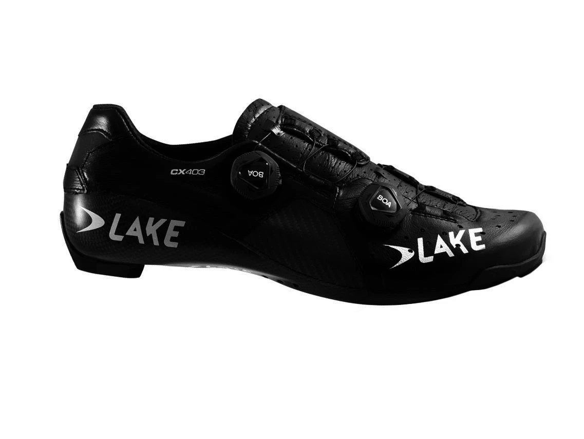 Lake CX403 Carbon & Black Leather Road Bike Cycling Shoe 1 Lake CX403 Carbon & Black Leather Road Bike Cycling Shoe