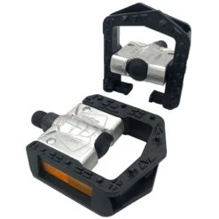 M-Part Folding Alloy Body Plastic Cage 9/16" Thread Pedals