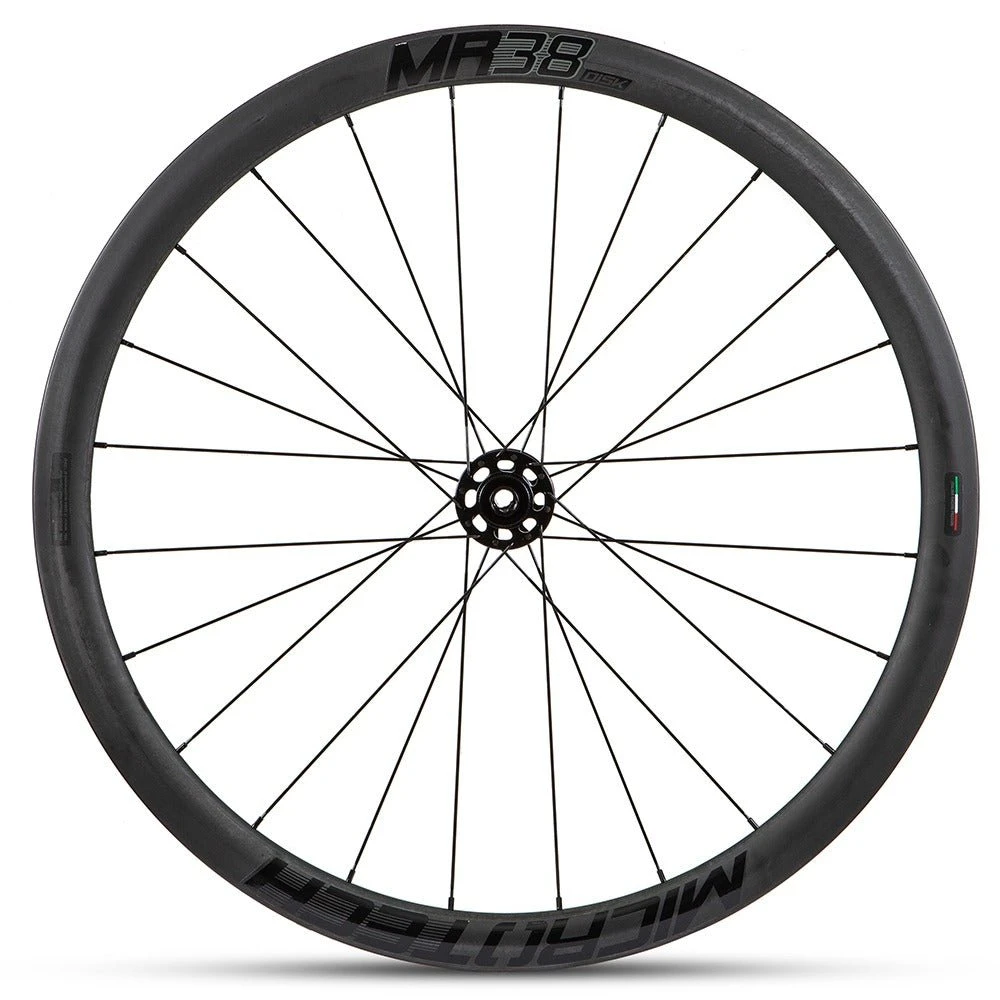 Miche Microtech DIsc RE38 Carbon Wheelset - Tubeless Ready 1 Miche Microtech DIsc RE38 Carbon Wheelset - Tubeless Ready