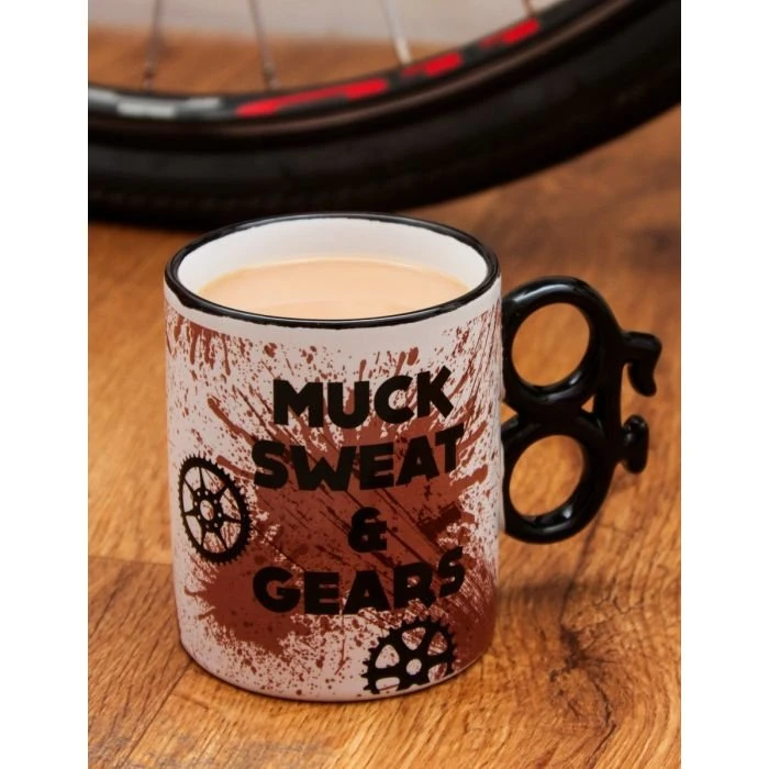 Muck Sweat & Gears Bike Mug - The Ultimate Gift For Cycling Lovers 2 Muck Sweat & Gears Bike Mug - The Ultimate Gift For Cycling Lovers - Image 2