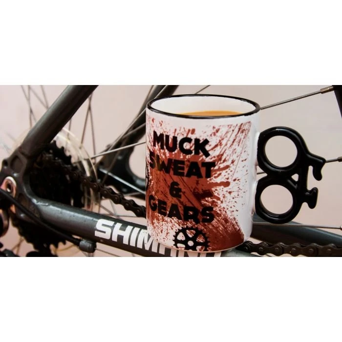 Muck Sweat & Gears Bike Mug - The Ultimate Gift For Cycling Lovers 1 Muck Sweat & Gears Bike Mug - The Ultimate Gift For Cycling Lovers