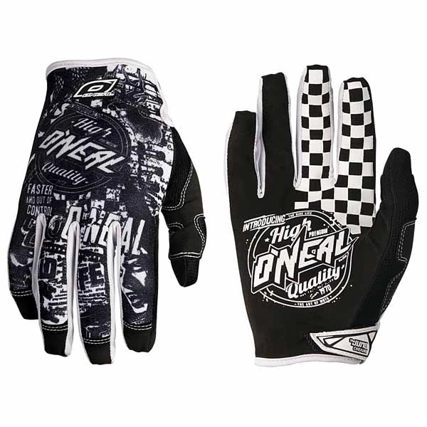 O'Neal Oneal Jump Glove Kids Wild Black/White 1 O'Neal Oneal Jump Glove Kids Wild Black/White