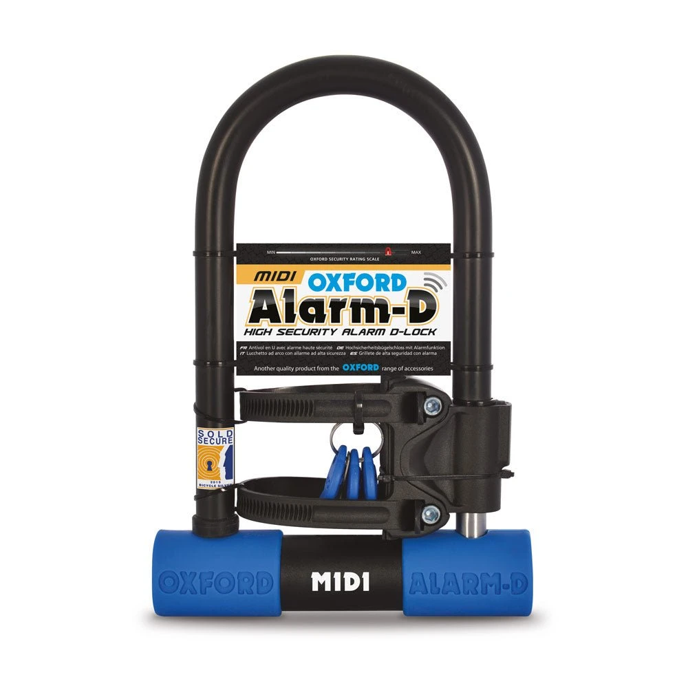 OXFORD Alarm-D Midi D-Lock - 260mm X 173mm 1 OXFORD Alarm-D Midi D-Lock - 260mm X 173mm