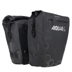 Bicycle Equipment Store -Bicycle Equipment Store oxford aqua v 32 double pannier bag black 502246