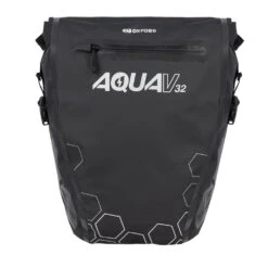 Oxford Aqua V 32 Double Pannier Bag Black