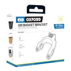 OXFORD Quick Release Basket Handlebar Bracket For E-bike -Bicycle Equipment Store oxford quick release basket handlebar bracket for e bike 813538