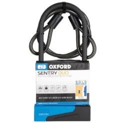 OXFORD Sentry Duo U-Lock 275mm X 110mm + Cable 11 OXFORD Sentry Duo U-Lock 275mm X 110mm + Cable -Bicycle Equipment Store oxford sentry duo u lock 275mm x 110mm cable 512445