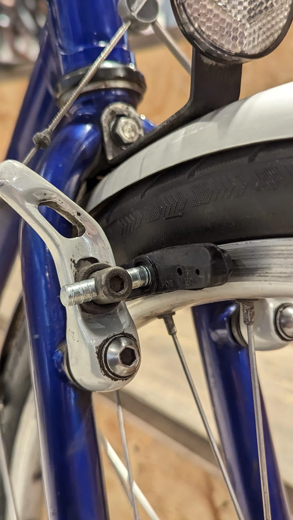 Preloved Dawes Horizon Vintage Road Bike Blue 700c 22" 4 Preloved Dawes Horizon Vintage Road Bike Blue 700c 22" - Image 4