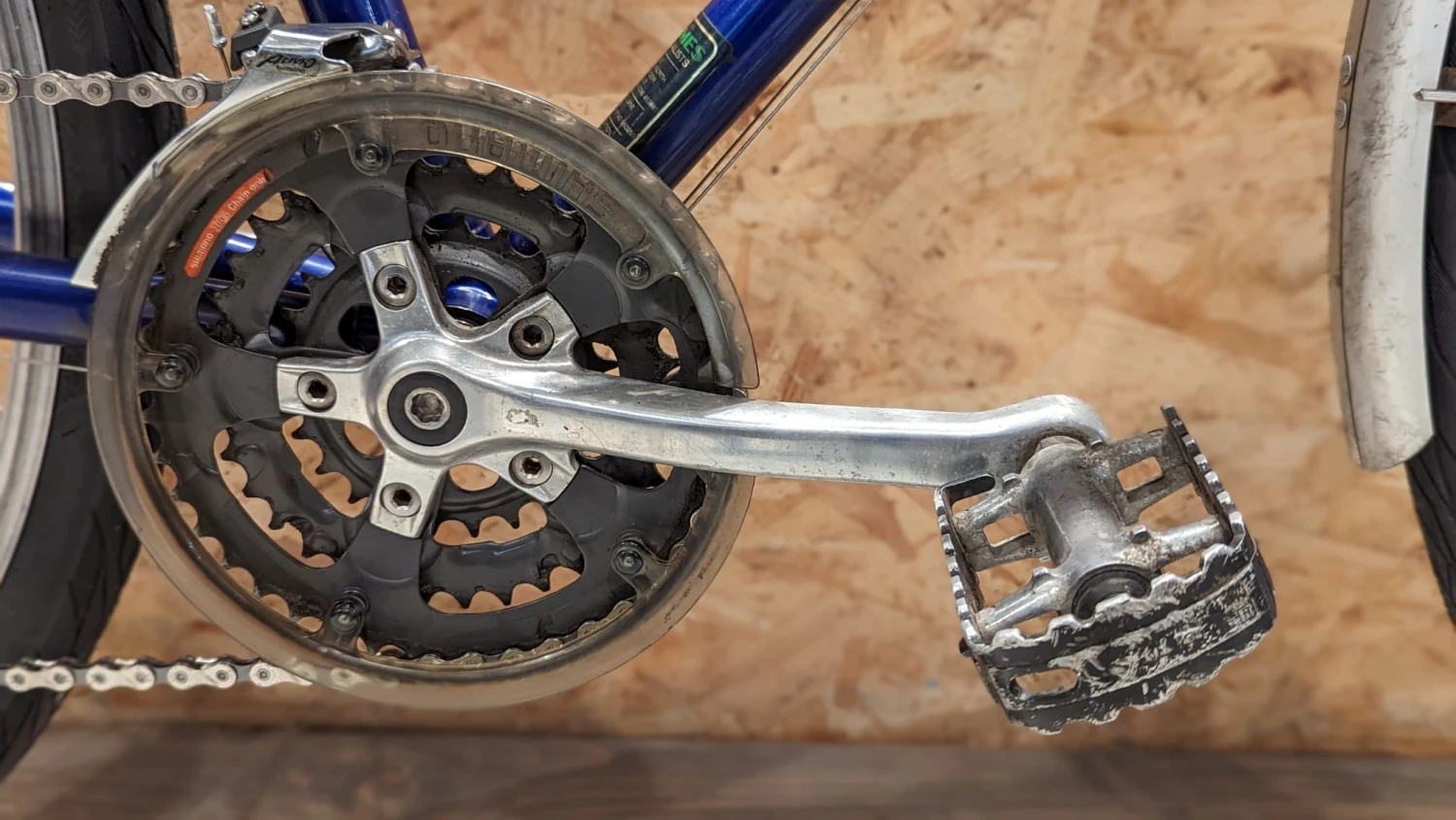 Preloved Dawes Horizon Vintage Road Bike Blue 700c 22" 3 Preloved Dawes Horizon Vintage Road Bike Blue 700c 22" - Image 3