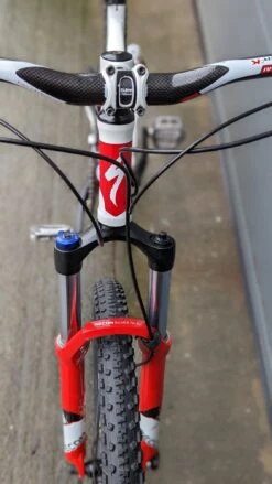 Bicycle Equipment Store -Bicycle Equipment Store preloved specialized camber fsr full suspension mtb redwhite medium 331957