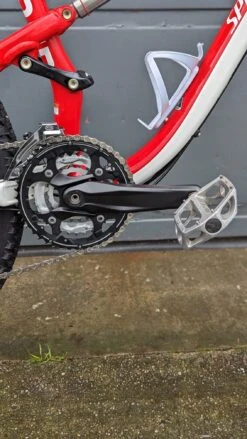 Preloved Specialized Camber FSR Full Suspension MTB Red/White Medium -Bicycle Equipment Store preloved specialized camber fsr full suspension mtb redwhite medium 725557