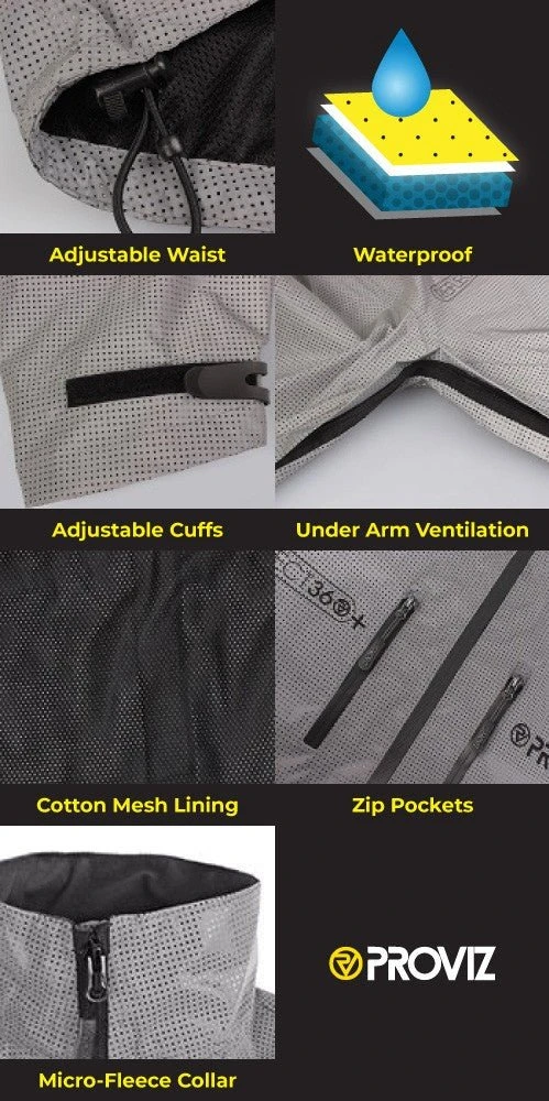 Proviz Sports Reflect 360 Plus Men's Cycling Jacket 9 Proviz Sports Reflect 360 Plus Men's Cycling Jacket - Image 9