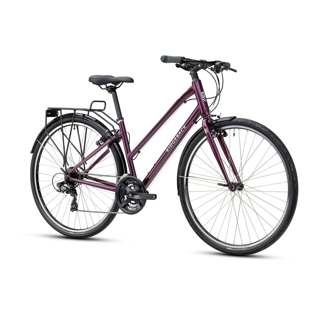 Ridgeback Speed Women's Step Though Hybrid Bike - Purple 2 Ridgeback Speed Women's Step Though Hybrid Bike - Purple - Image 2