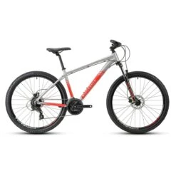 Ridgeback Terrain 4 (2021) Mountain Bike - Hardtail MTB - Silver & Red