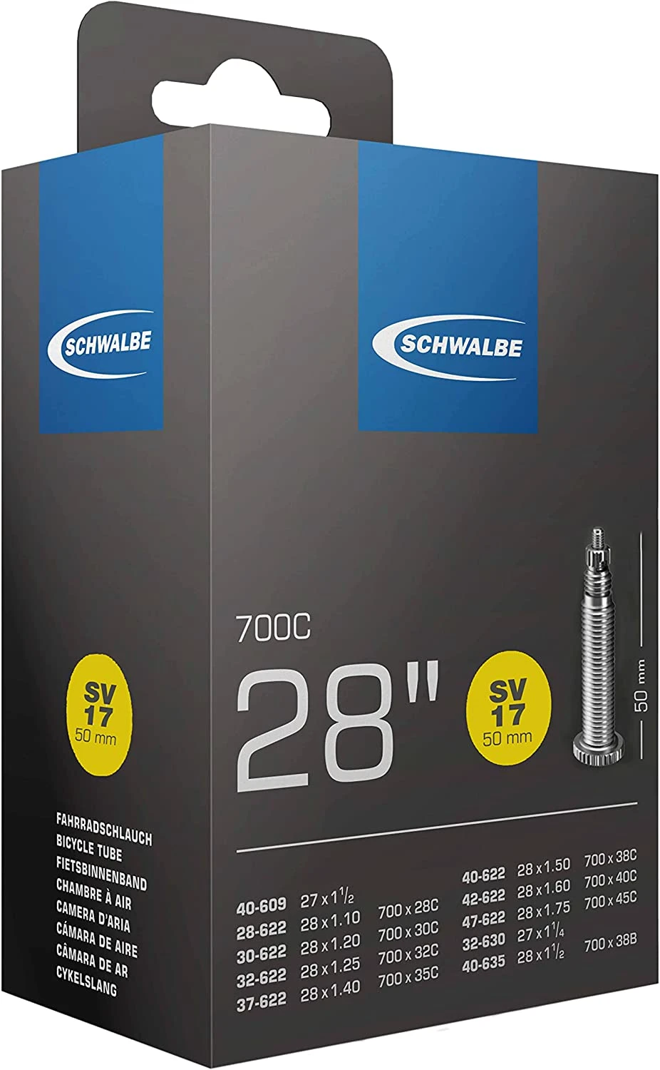 Schwalbe 700C X 28 Inner Tube 2 Schwalbe 700C X 28 Inner Tube - Image 2