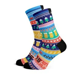 SOX Footwear - Xmas Socks 'Ugly Sweater' Cycling Socks