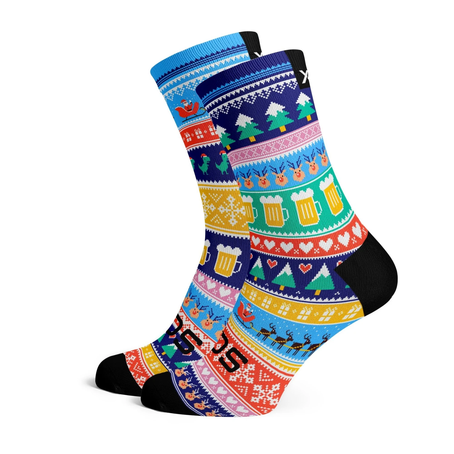 SOX Footwear - Xmas Socks 'Ugly Sweater' Cycling Socks 1 SOX Footwear - Xmas Socks 'Ugly Sweater' Cycling Socks