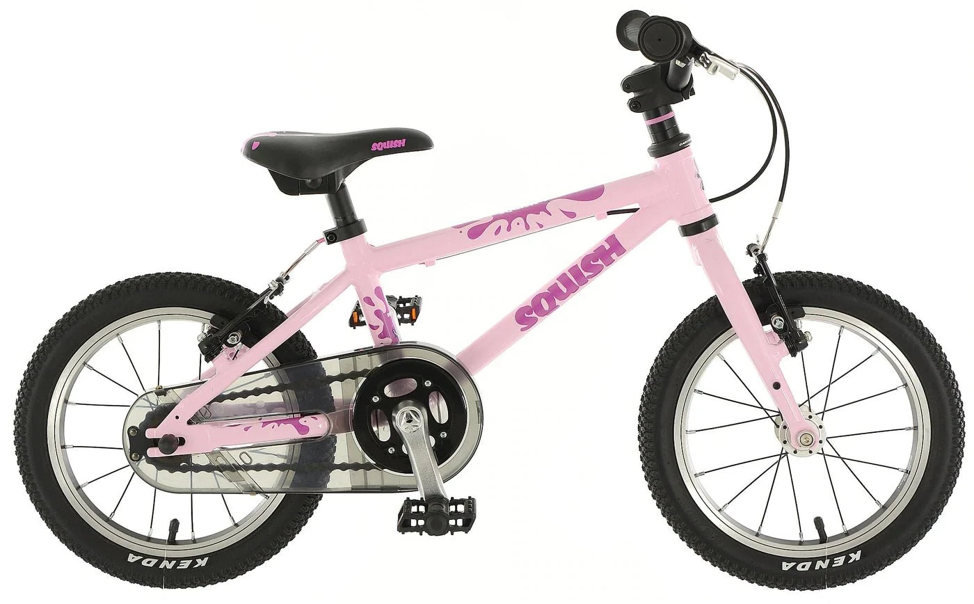Squish Lightweight Kids Bike 14' Pink 1 Squish Lightweight Kids Bike 14' Pink
