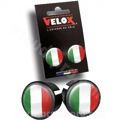 Velox Italian Flag Handlebar Plug 2 Velox Italian Flag Handlebar Plug - Image 2