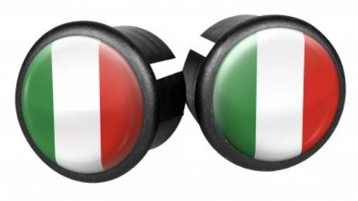 Velox Italian Flag Handlebar Plug 1 Velox Italian Flag Handlebar Plug
