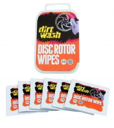 Weldtite Dirt Wash Disc Rotor Wipes (6 Pcs) 1 Weldtite Dirt Wash Disc Rotor Wipes (6 Pcs)
