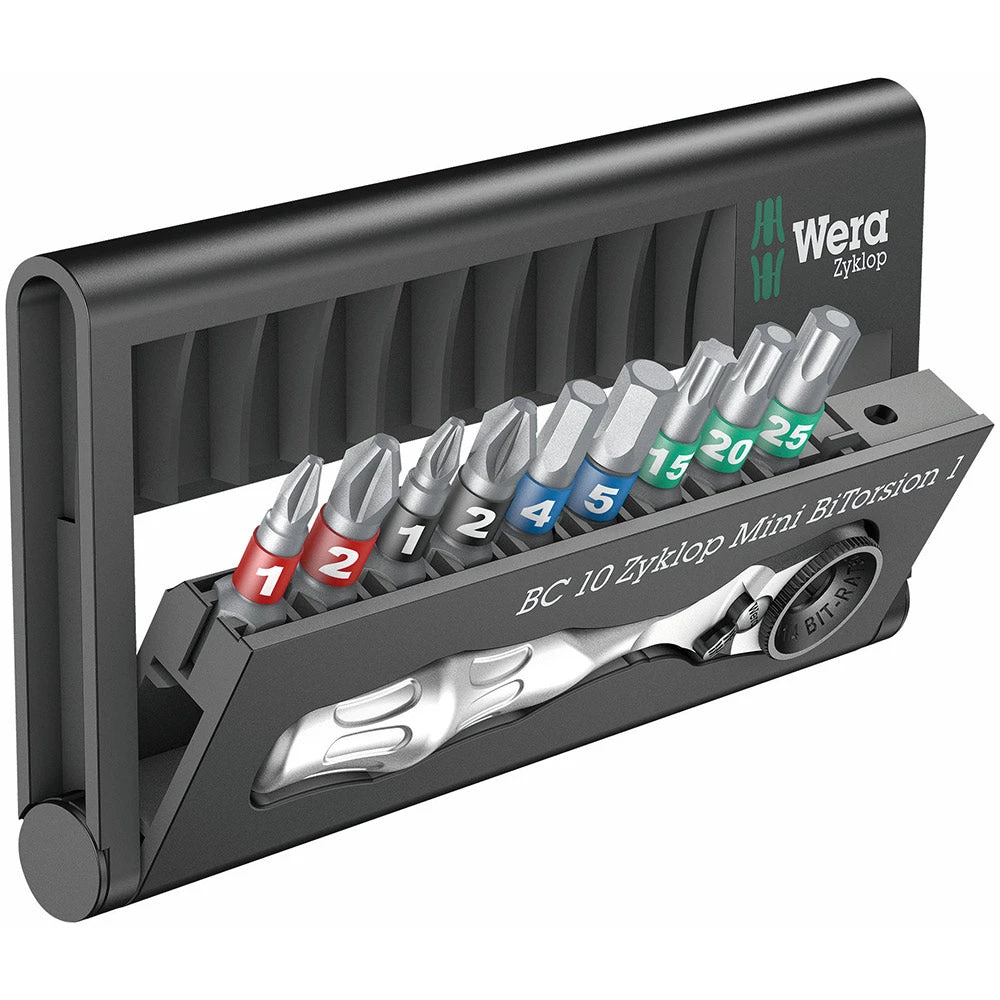 Wera Tools Bit-Check 10 Zyklop Mini BiTorsion 1 1 Wera Tools Bit-Check 10 Zyklop Mini BiTorsion 1